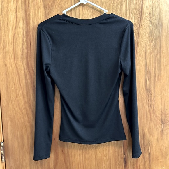 Women's Black Blouse - Picture 3 of 3